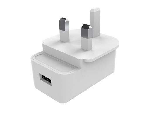 Fireproof PC RoHS ErP 5V 1a USB Wall Charger UK