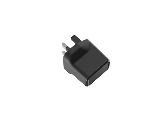 Fireproof PC 5V2.4A 3 Pin UK Mains Charger With Single USB