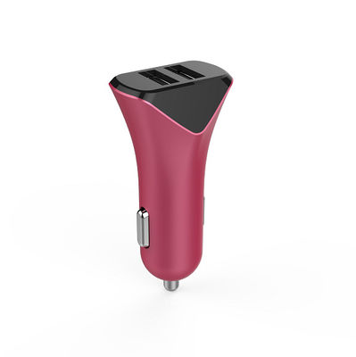 2 Micro USB 2.4A Polychrome Dual Port Car Charger