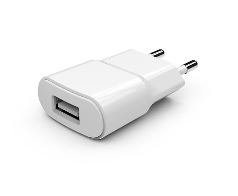 Black Single RoHS ErP 5V 1A European USB Charger