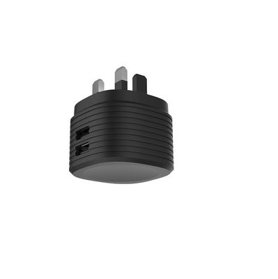 Dual USB CE RoHS ErP 5V2.4A UK Charger Plug