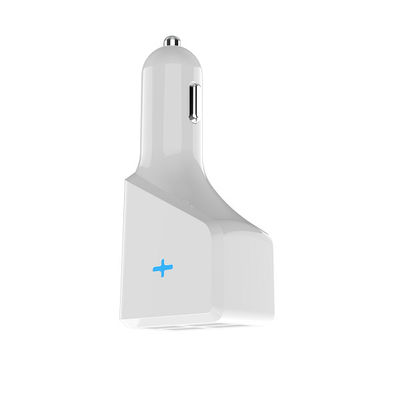 PC 5V4.8A 24W Multiple Port Car Charger