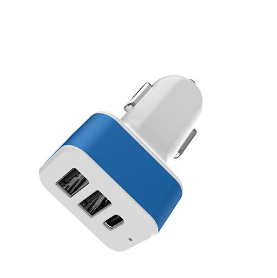 PC ABS 5V4.4A 29W Car Charger Multiple Devices