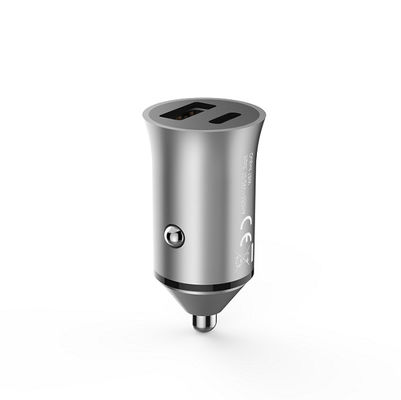 ROHS Dual USB A & USB C PD18W 9V2A Cell Phone Car Charger