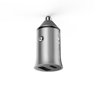 ROHS Dual USB A & USB C PD18W 9V2A Cell Phone Car Charger