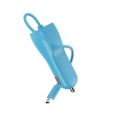 USB-A ABS 12W FCC ROHS 5V2.4A 1 Port Car Charger