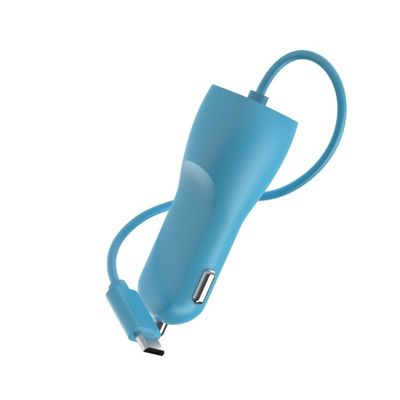USB-A ABS 12W FCC ROHS 5V2.4A 1 Port Car Charger