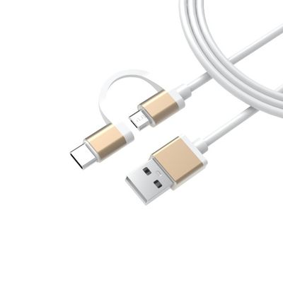 4 Pin 5V2.4A PVC 3m USB Multi Charging Cable Usb Micro To Type C