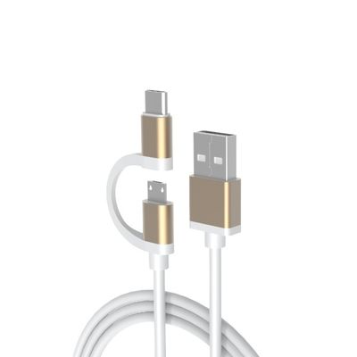 4 Pin 5V2.4A PVC 3m USB Multi Charging Cable Usb Micro To Type C