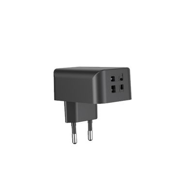 RoHS 5V 3.4A EU Dual Port Usb Wall Charger For Mobile Phone