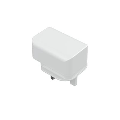 2 USB Port 5V2.4A RoHS UL Uk Travel Charger Fireproof PC