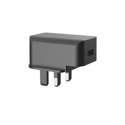 RoHS BV Single USB 5V2.4A Usb Wall Charger UK Fireproof PC