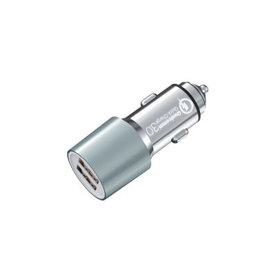 Dual Port Car Charger USB A Smart IC Universal 5V4.8A, 24W Car Charger