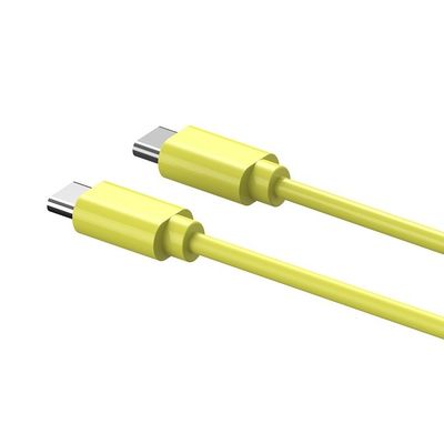 PVC Braided 5V3A 1M Type C To Type C Cable USB2.0