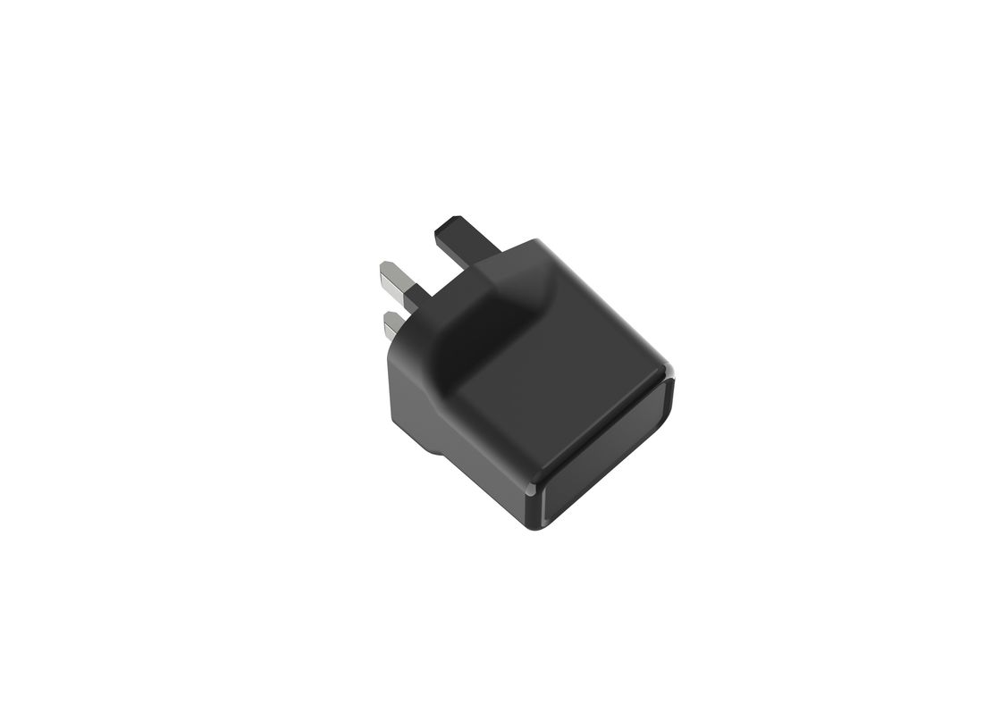 Fireproof PC 5V2.4A 3 Pin UK Mains Charger With Single USB