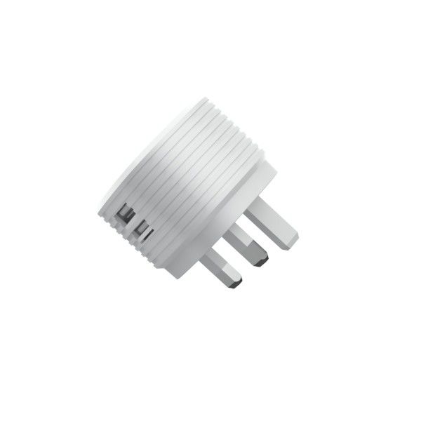 Dual USB Ports ErP CE 5V2.4A UK Mains Charger AC 100-240V